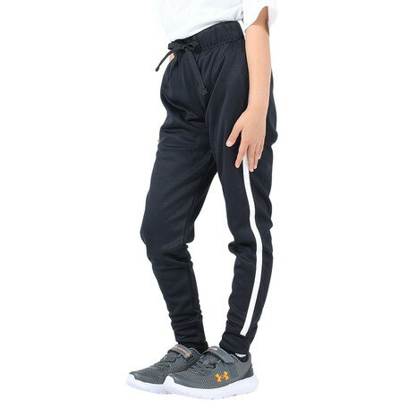アンダーアーマー(UNDER ARMOUR)(キッズ)パンツ フリース 裏起毛 保温性 ブラック 黒 ライバルフリース パンツ 1366779 001 アンダーアーマー(UNDER ARMOUR)(キッズ)パンツ フリース 裏起毛 保温性 ブラック 黒 ライバルフリース パンツ 1366779 001