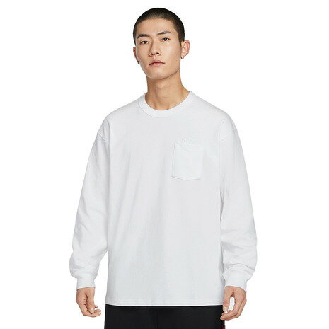 ナイキ（NIKE）（メンズ）スポーツウェア プレミアム エッセンシャル ロングスリーブ ポケット Tシャツ DR7930-101(4)