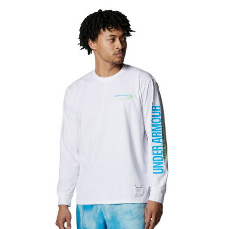 アンダーアーマー（UNDER ARMOUR）（メンズ）モチベート グラフィック ロングスリーブTシャツ 6001512 100(4)