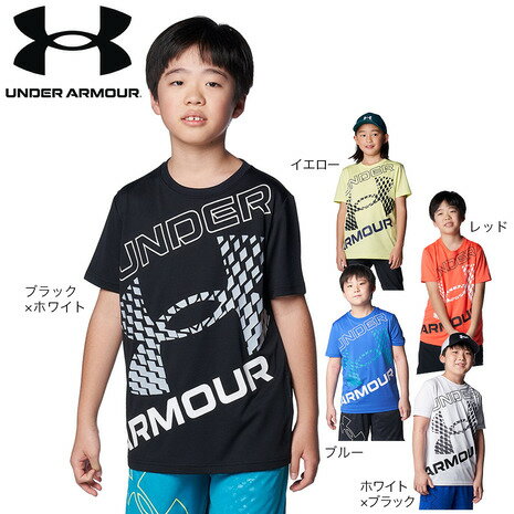 アンダーアーマー(UNDER ARMOUR)(キッズ)キッズ テック スーパービッグロゴ ショートスリーブTシャツ 1384684
