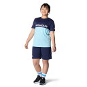アンダーアーマー(UNDER ARMOUR)(キッズ)ジュニア テック カラーブロック Tシャツ ショーツ 上下セット 6001343 410