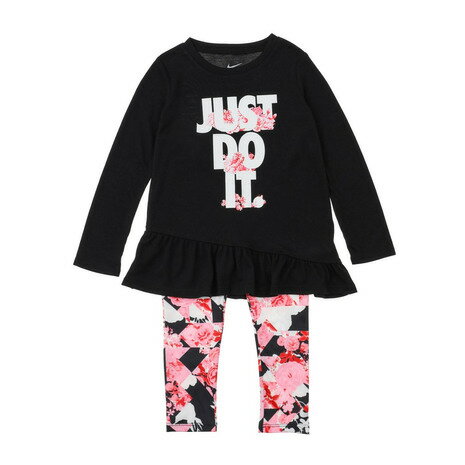 【9/5 24h限定エントリー＆対象4店舗買い回りで最大P10倍！】ナイキ（NIKE） キッズ ベビー TOKYO FLORAL TUNIC&LEGGING 上下セット 26G932-A8F （キッズ）