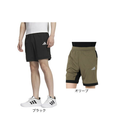 アディダス（adidas）（メンズ）アダプテーション レギュラーフィット ダブルニットショーツ KQD50