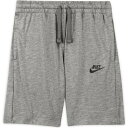 ナイキ（NIKE）（キッズ）ハーフパンツ ジャージ YTH NSW ジャージAADA0806-091 ショートパンツ ハーフパンツ 短パン グレー