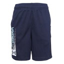 アンダーアーマー(UNDER ARMOUR)(キッズ)ジュニア テック ワードマーク ショーツ 1383334 410