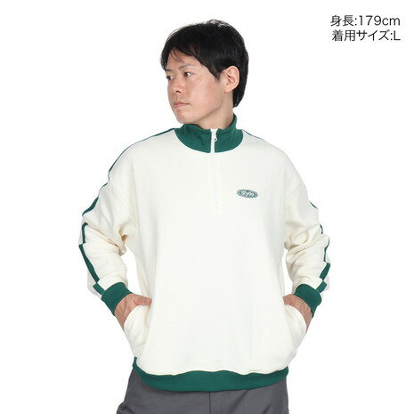 スライド（SLYDE）（メンズ）スタンド ハール ジップ スウェットシャツ SL24FWM-APP007