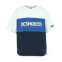 ディーシーシューズ（DC SHOES）（メンズ）23 THREE BLOCK 半袖Tシャツ 23SPDST231041WHT