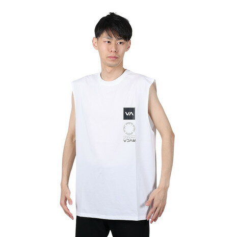 ルーカ タンクトップ  メンズ ルーカ（RVCA）（メンズ）VA VENT SURF タンクトップ ラッシュガード BE041806 WHT