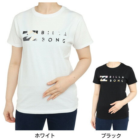 ビラボン（BILLABONG）（レディース）Tシャツ レディース ベーシックロゴ BD013200