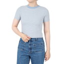 ハーレー(HURLEY)(レディース)リブ 半袖ニット WSS2320004-DBWH(4)