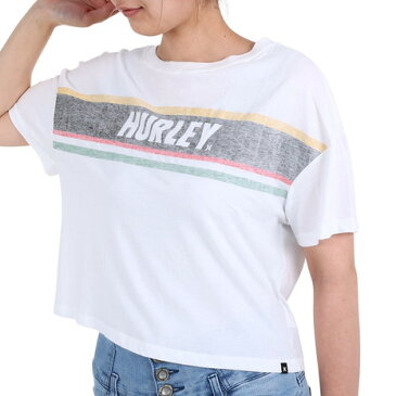 ハーレー（HURLEY） Tシャツ レディース 半袖 SPO/STRIP FNCY SIS CN7381-100 （レディース）