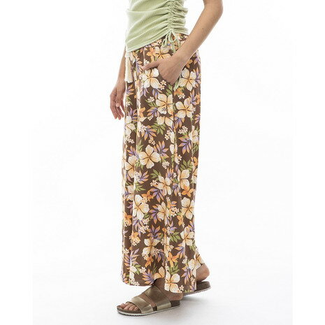 ビラボン（BILLABONG）（レディース）プリント イージーロングパンツ BE01C700 CRC0