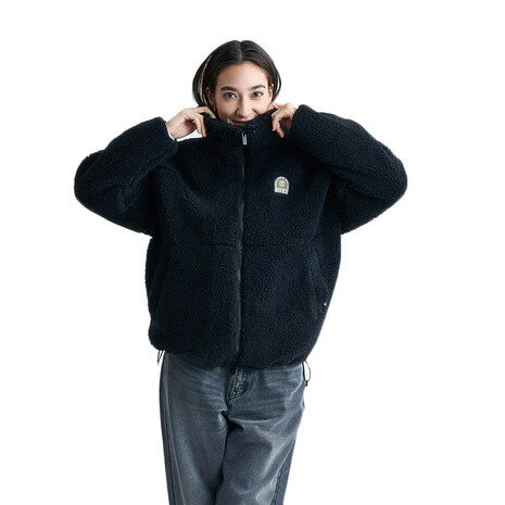 ロキシー(ROXY)(レディース)BETTER THAN THE SUN ボアジャケット 24FWRJK244017BLK