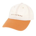 ビラボン(BILLABONG)(レディース)キャップ コットンツイル ロングバイザー BD013911 BRK