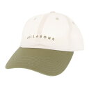 ビラボン(BILLABONG)(レディース)キャップ コットンツイル ロングバイザー BD013911 GKZ0