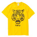 カブー(KAVU)(メンズ)タイガー 半袖Tシャツ 19822258 ゴールド(4)