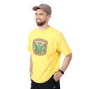 ニューバランス(new balance)(メンズ)半袖Tシャツ MT1996 グラフィックTシャツ AMT35013-HCM イエロー