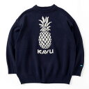 カブー(KAVU)(メンズ)パイナップルニット セーター 19821918 NVY