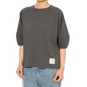 クリフメイヤー(KRIFF MAYER)(レディース)ウェットプロテクトランタンスリーブTシャツ W2447831 17 CHARCOAL グレー 冷感 速乾