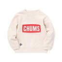 チャムス(CHUMS)(キッズ)キッズチャムス ロゴクルーネック トップ ループパイル CH20-1077-W003