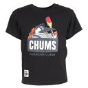 チャムス(CHUMS)(キッズ)高耐久 ヘビー ウェイト コットン リバーガイドブービーTシャツ CH21-1259-K001 ブラック