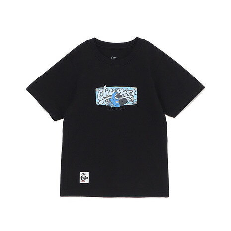 チャムス(CHUMS)(キッズ)ジュニア アンチバグチャムスグラフィティTシャツ CH21-1363-K001 チャムス(CHUMS)(キッズ)ジュニア アンチバグチャムスグラフィティTシャツ CH21-1363-K001
