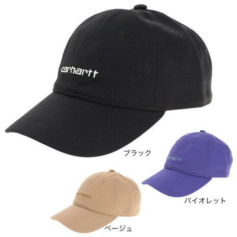 カーハート  帽子 メンズ カーハート（CARHARTT）（メンズ） CANVAS SCRIPT キャップ I0288760D2XX22S I0288760OAXX22S I0288760ODXX22S