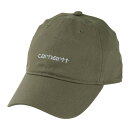 カーハート(CARHARTT)(メンズ)キャンバススクリプトキャップ I0288761R8XX23FW 帽子