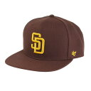 フォーティーセブン(47)(メンズ)キャップ PADRES SURE SHOT 47 CAPTAIN BROWN B-SRS21WBP-BWA MLB サンディ...