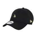 ニューエラ(NEW ERA)(メンズ)帽子 キャップ 920 ミニロゴ ロサンゼルス・ドジャース 黒 Mサイズ 14668100 9 シンプル カジュアル 野球 かわいい(4)