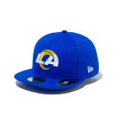 ニューエラ(NEW ERA)(メンズ)59FIFTY ロサンゼルス・ラムズ オーシャンサイドブルー×チームカラー 12824312 帽子(4)