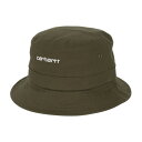 カーハート(CARHARTT)(メンズ、レディース)スクリプトバケットハット I02993722UXX