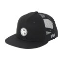 ライズ(RYZ)(メンズ)帽子 ワッペンBB メッシュキャップ 黒 RZ20ST25SS0043 BLK カジュアル ファッション おしゃれ スト系 お出かけ 旅行 デート ラフ(4)