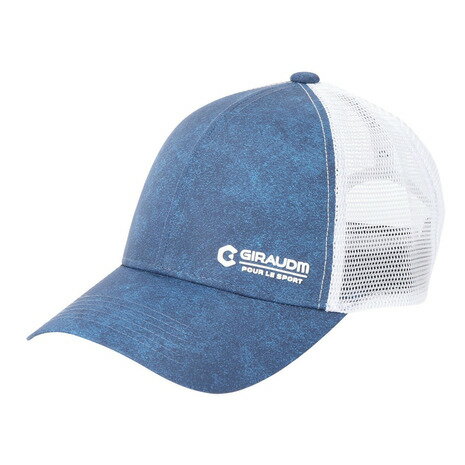 ジローム（GIRAUDM）（メンズ）帽子 サンドパターン メッシュキャップ 青 CP5S0002-WA897-GRST BLU 吸..