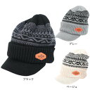 エアボーン(ARBN)(メンズ)ニット帽 ワークニットキャップ AR23FW-CAP001 フリーサイズ つば付き(4)