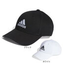アディダス(adidas)(メンズ、レディース)コットンツイル ベースボール キャップ DKH36