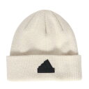 アディダス(adidas)(レディース)ニット帽 COLD. RDY テック カフビーニー M(OSFZ)サイズ DMD92-IY5241 54-57cm ベージュ 保温