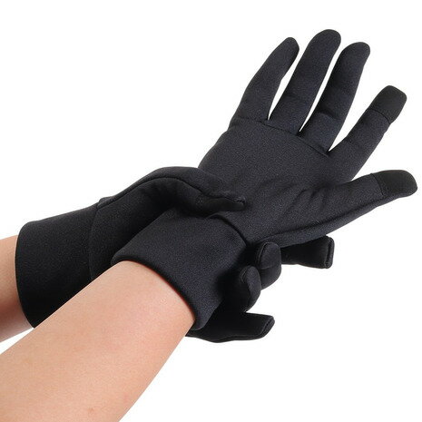その他ブランド（OTHER BRAND）（メンズ）手袋 防寒 スマホ ストレッチ グローブ 黒 900PA1SN2630BLK 2