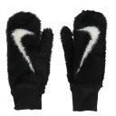 ナイキ(NIKE)(レディース)手袋 プラッシュ ニットミトン 防寒 CW2012-010 黒 Sサイズ