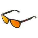 オークリー（OAKLEY）（メンズ）サングラス FROGSKINS PRIZM ASIA FIT Matte Black/Prizm Ruby 9245-6354 ケース付 UV