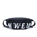 ニューエラ(NEW ERA)(メンズ、レディース)ウエストバッグ黒 2L プリントロゴ 14521296 ワンショルダーバッグ ヒップバッグ ウエストポーチ ボ...
