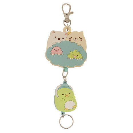 キーホルダー レディース（1000円程度） すみっコぐらし（Sumikkogurashi）（メンズ、レディース、キッズ）リールキーホルダー 19.8 AY38401