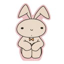 クレヨンしんちゃん(メンズ、レディース、キッズ)キャラクターステッカー クレヨンしんちゃん ネネちゃんうさぎ SMP KY1419