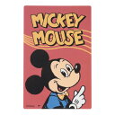 DISNEY(DISNEY)(メンズ、レディース、キッズ)キャラクターステッカー ディズニーキャラクター ミッキーマウス レトロポスター SMP DS2192
