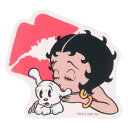 ベティー ブープ(BettyBoop)(メンズ、レディース、キッズ)キャラクターステッカー ベティー ブープ キスマーク SMP BT1007