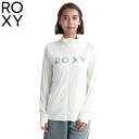 ロキシー(ROXY)(レディース)ラッシュガード 長袖 SIMPLY BOTANICAL ロゴ スタンド 24SPRLY241028OWT