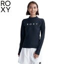 ロキシー(ROXY)(レディース)ラッシュガード 長袖 RASHIE 24SPRLY245034BLK