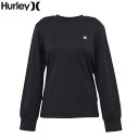 ハーレー(HURLEY)(レディース)ラッシュガード ファントム ロングスリーブ シャツ CRE カップ付き 水陸両用 WRG2421045-BLK
