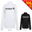 【500円OFFクーポン対象！5/1迄】ハーレー（HURLEY）（レディース）ラッシュガード フルジップ ジャージ 長袖 UVカット UPF50 紫外線対策 ASH ONE AND ONLY WRG2320016