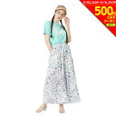 【500円OFFクーポン対象！5/8迄】オーシャンパシフィック（Ocean Pacific）（レディース）花柄 UVガウチョパンツ 520480WHT